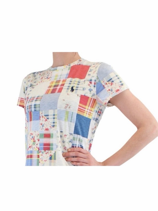 Polo Ralph Lauren Tops - Polo by Ralph Lauren-sz Large Patchwork PRINT Short Sleeve Tee-One of a kind!
